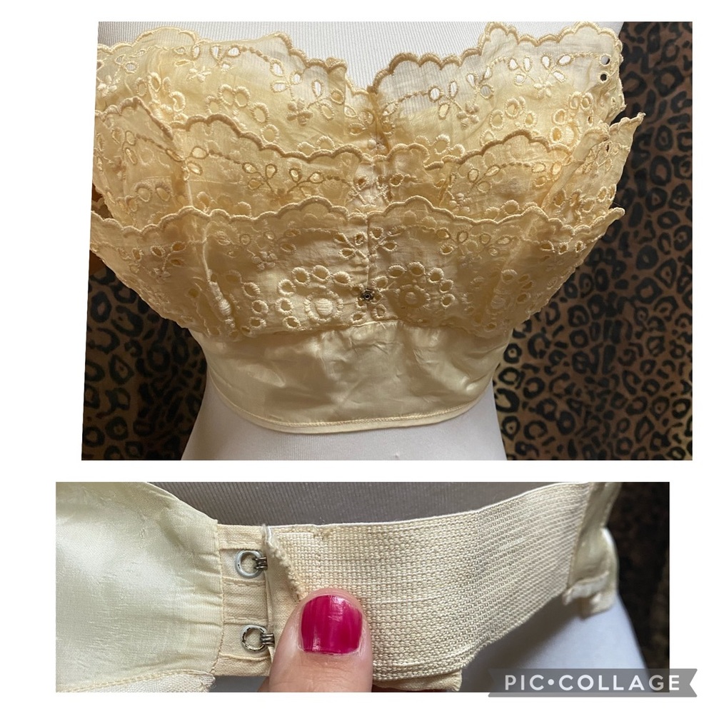 Beautiful vintage bustier style top